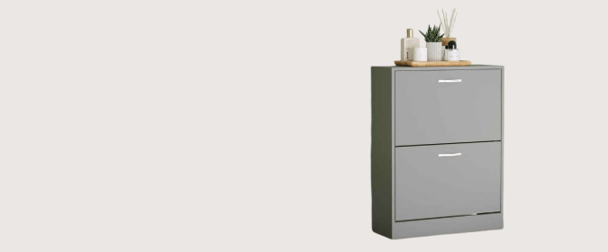 Stylish and spacious shoe cabinet