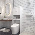 WF82 Modern 3-Layer Bathroom Storage Cabinet