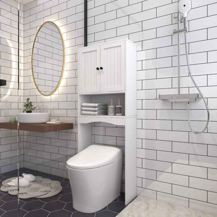 WF82 Modern 3-Layer Bathroom Storage Cabinet