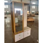 WF752 Shoe Cabinet with Coat Rack | Wood Storage Cabinet