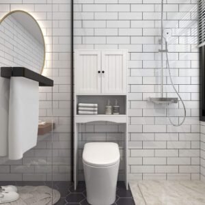 WF82 Modern 3-Layer Bathroom Storage Cabinet