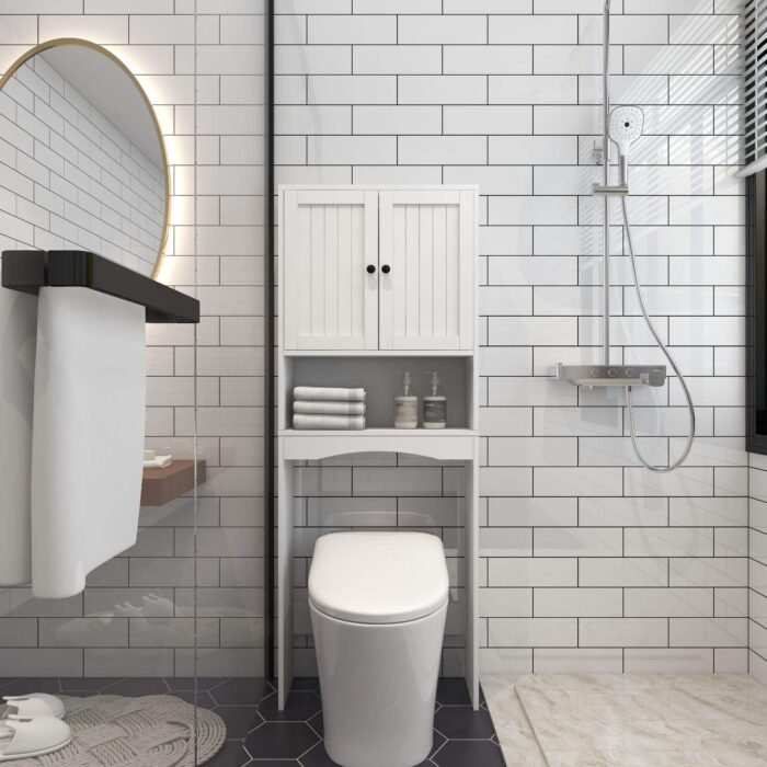 WF82 Modern 3-Layer Bathroom Storage Cabinet