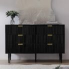 WF570 Modern American Style Solid Wood 4 Drawer Dresser Bedroom Wooden Storage Chest Cabinet