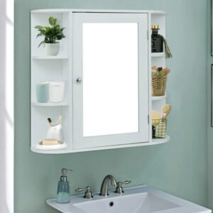 Factory Wall-Mounted Bathroom Vanity Bathroom Cabinets with Mirror Bathroom Cabinet Customized OEM