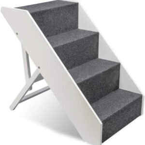 High Quality Foldable Pet Dog Ladder Stairs Climbing Ladder For Dogs Cats Made Of Solid Wood